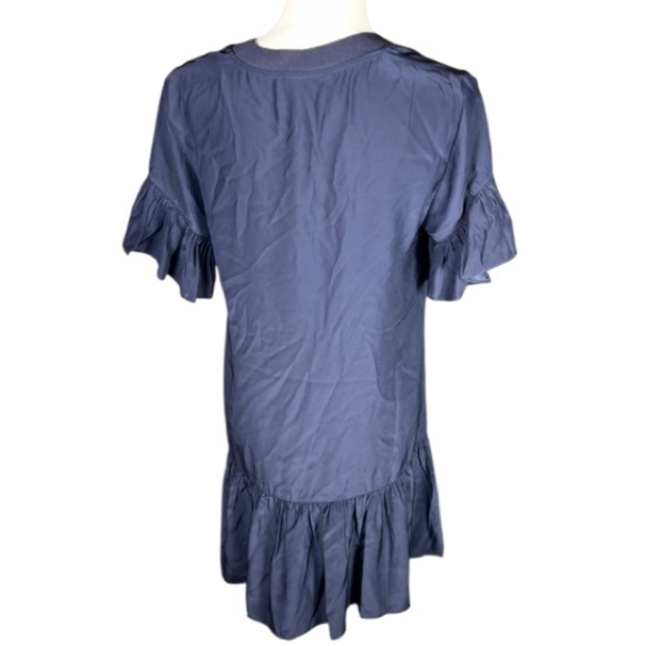 Cinq À Sept Dress Womens Medium Leilah Silk Drop Waist Flounce Ruffle Classy - Picture 7 of 10